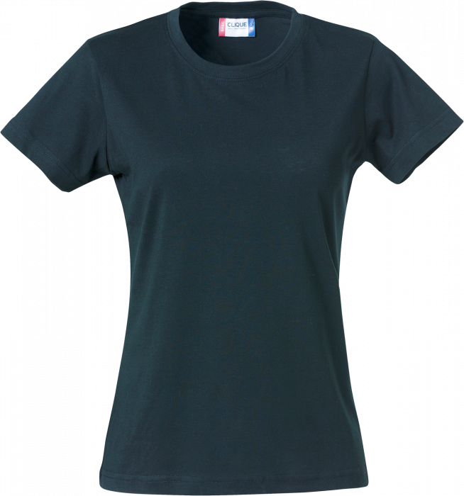 Clique - Basic Bomulds T-Shirt Dame - Dark Navy