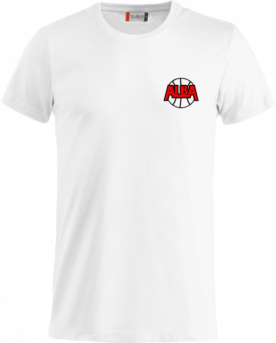 Clique - Alba Basic Bomulds T-Shirt - Hvid
