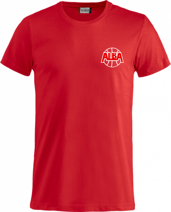 Clique - Alba Basic Bomulds T-Shirt - Rød