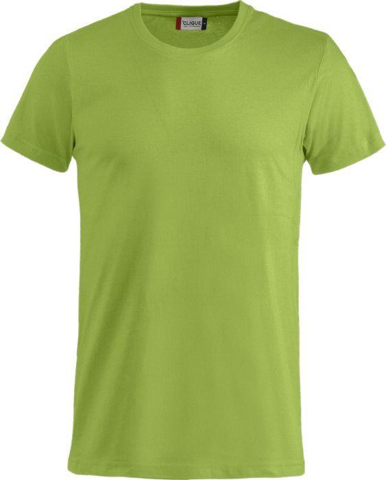 Clique - Basic Bomulds T-Shirt - Lysegrøn