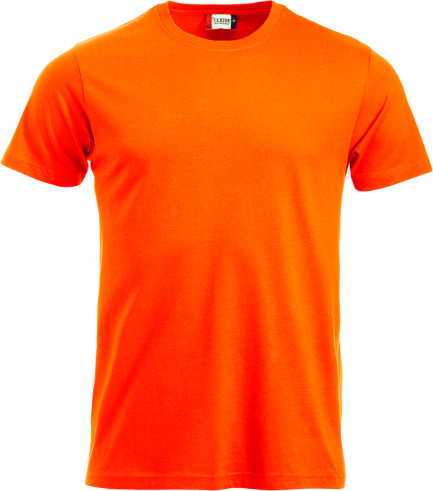 Clique - Klassisk Bomulds T-Shirt - Orange