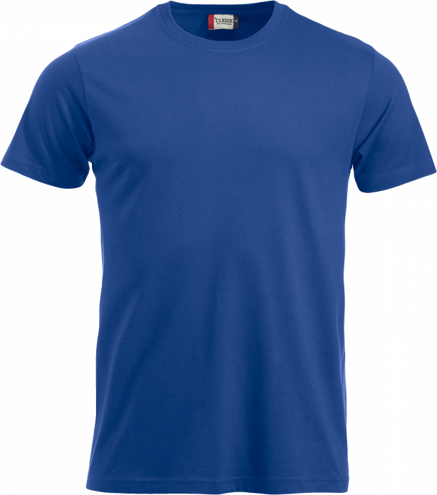 Clique - Klassisk Bomulds T-Shirt - Dyb blå
