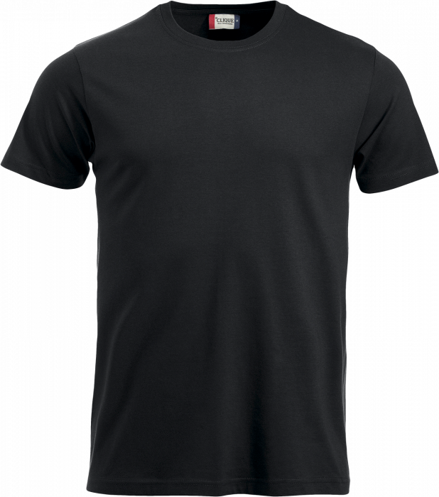 Clique - Klassisk Bomulds T-Shirt - Sort