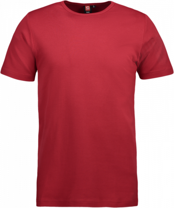 ID - Men's Interlock T-Shirt - Czerwony