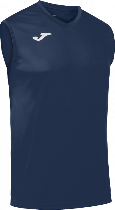 Joma - Combi Sleeveless Shirt - Marineblauw & wit