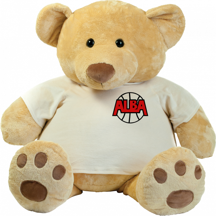 Sportyfied - Alba Giant Teddy With Klublogo (86 Cm.) - Yellow brown