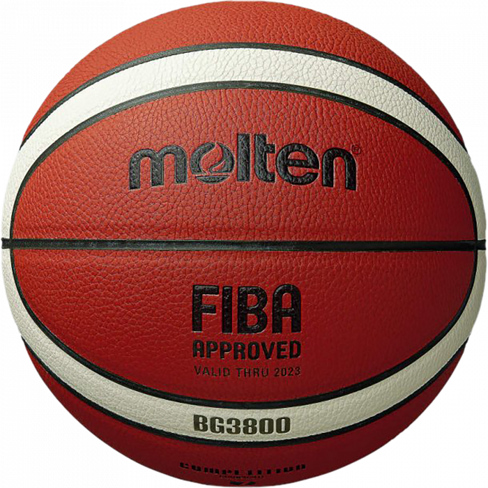 Molten - Basketball Model 3800 (Gm) Str. 6 - Orange & bianco