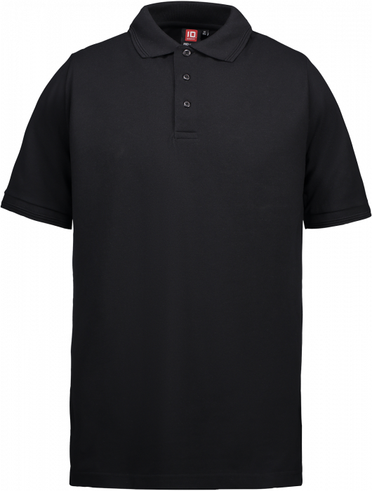 ID - Pro Wear Polo Shirt No Pocket - Czarny