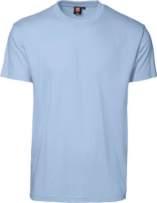 ID - Bomulds T-Time T-Shirt Voksen - Lys blå